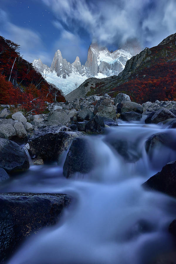 Fall Photograph - A Night In Patagonia by Mei Xu