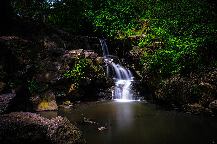 A North Woods Waterfall In Spring Photograph by Chris Lord