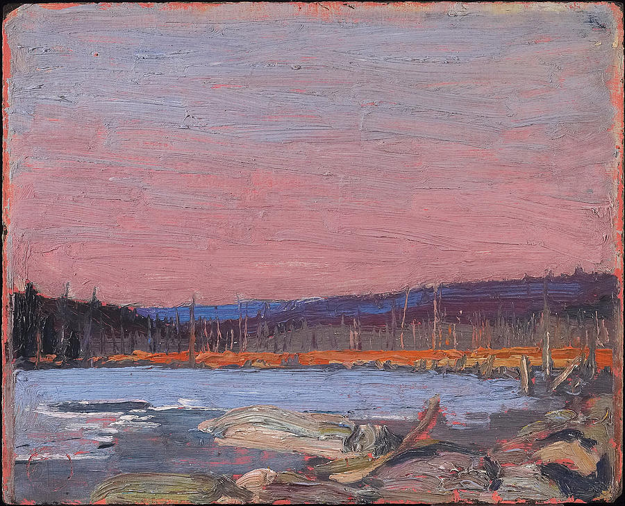 Landscape Painting - A Northern Lake by Tom Thomson