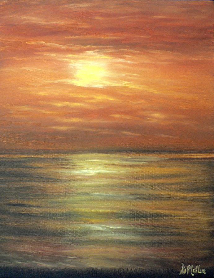Sanible Sunset Painting by Donna Muller