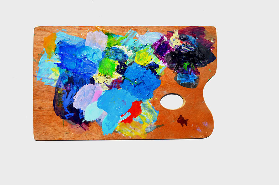 Palette Photograph - A Painters Tool by ITI Ion Vincent Danu