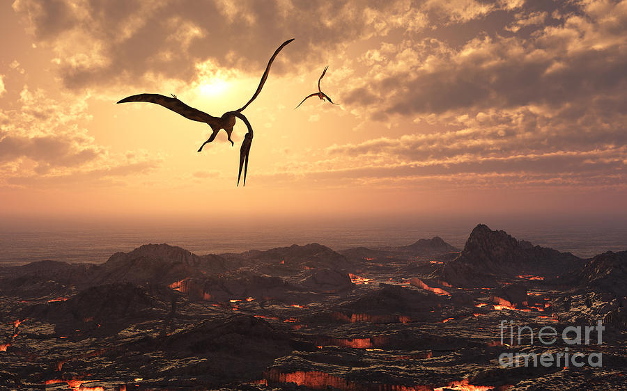 flying reptile quetzalcoatlus