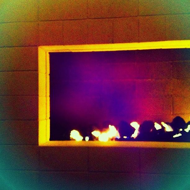 Abstract Photograph - A Palm Springs Fireplace For  You by Trey Rucker