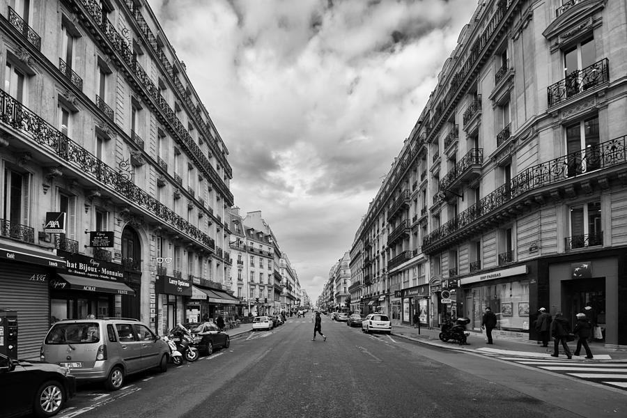 A Paris Avenue Photograph by Allan Van Gasbeck