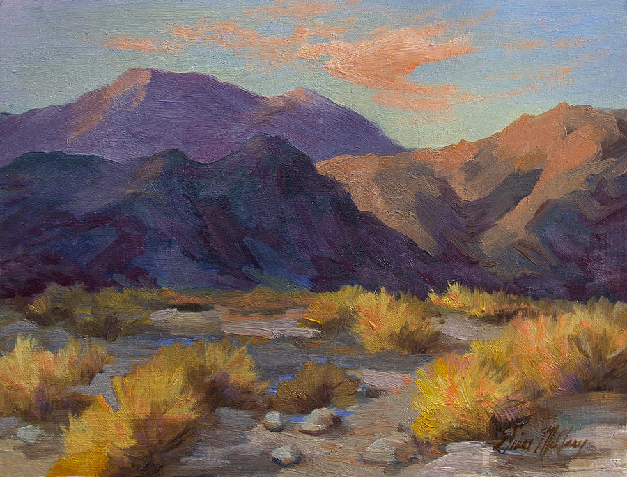A Peaceful Afternoon in La Quinta Cove Painting by Diane McClary