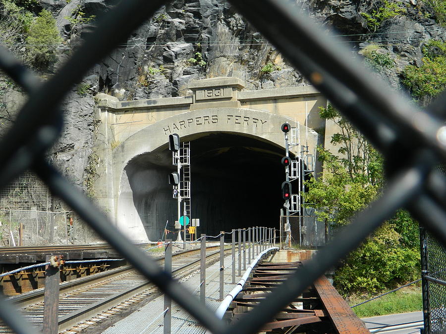 A Peak At Harpers Ferry Tunnel Photograph by Emmy Vickers