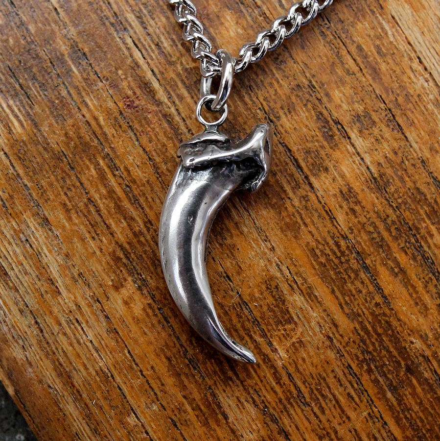 Fox Sculpture - A Perfect Little Fox Claw Necklace by Michael  Doyle