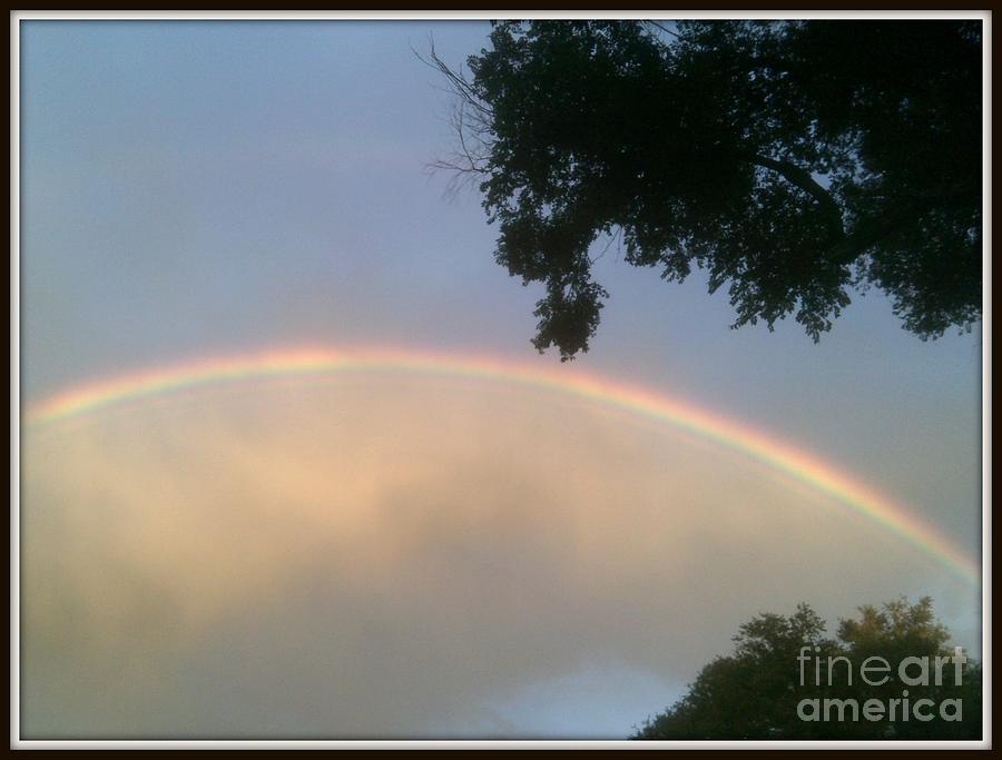A Perfect Rainbow Photograph by Kelly Awad