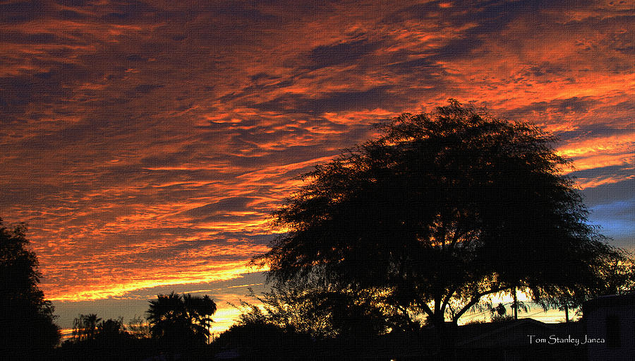A Phoenix Sunset Photograph by Tom Janca
