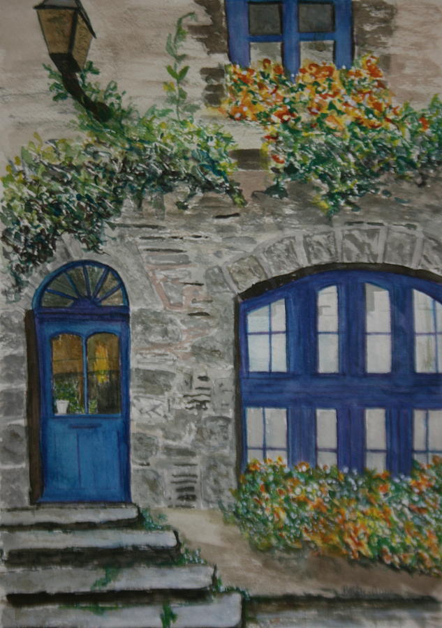 A Picturesque Corner of France Painting by Betty-Anne McDonald