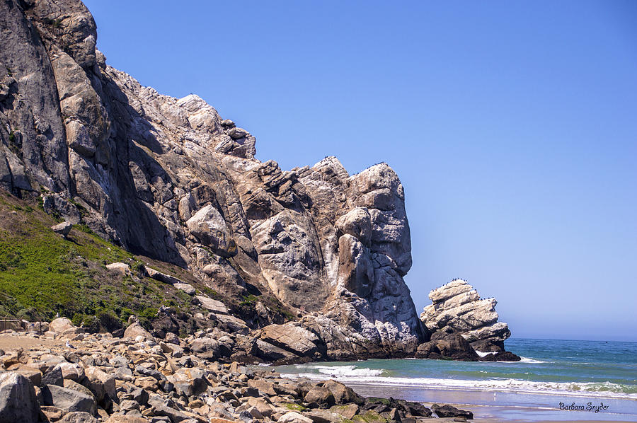 A Piece Of The Rock At Morro Bay 2 Digital Art