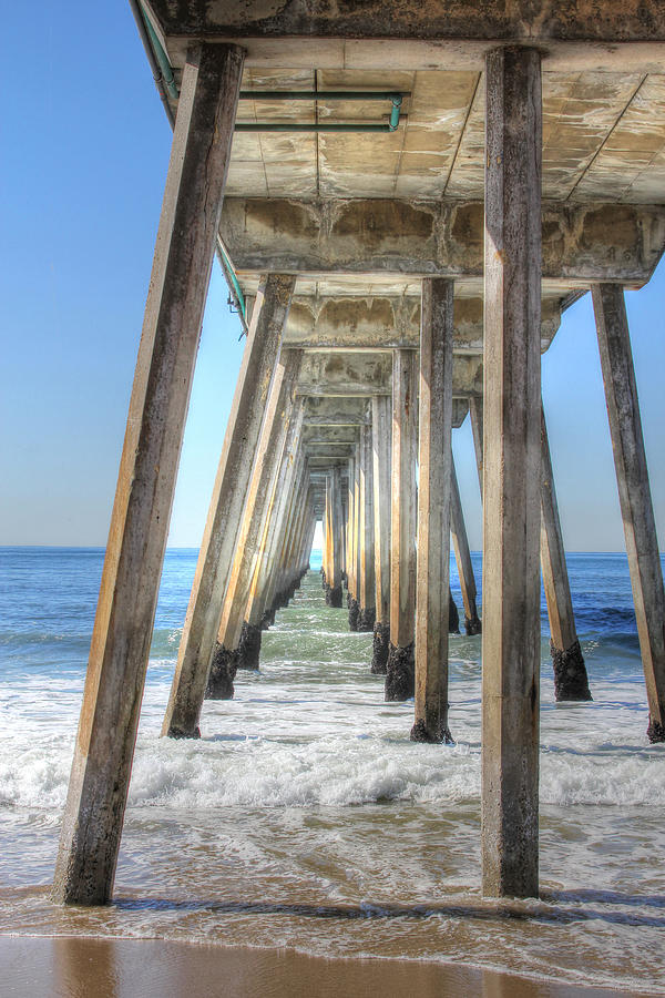 A Pier from Under Photograph by Michael Hope