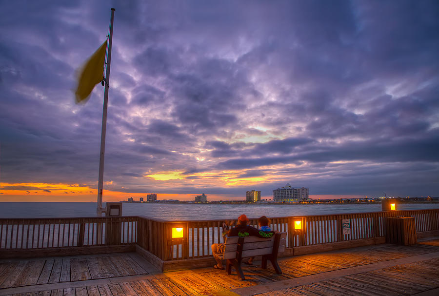 Sunset Photograph - A Pier with a View by Tim Stanley
