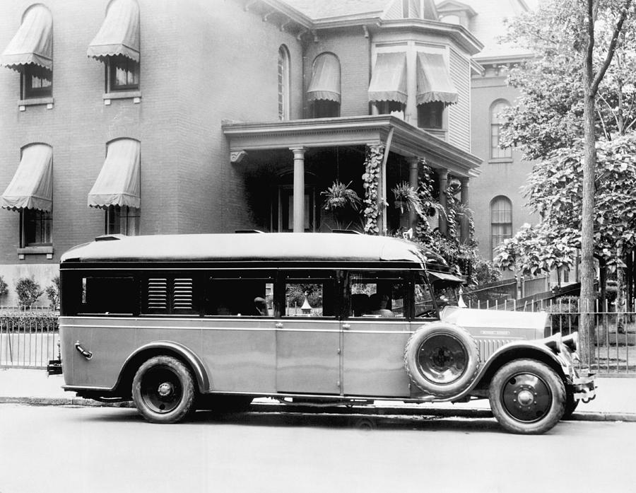 A Pierce-Arrow Motor Home Photograph by Underwood Archives