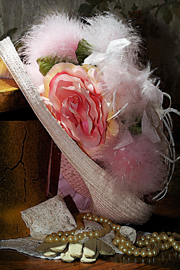 A Pink Hat Paintely Photograph by Phyllis Denton