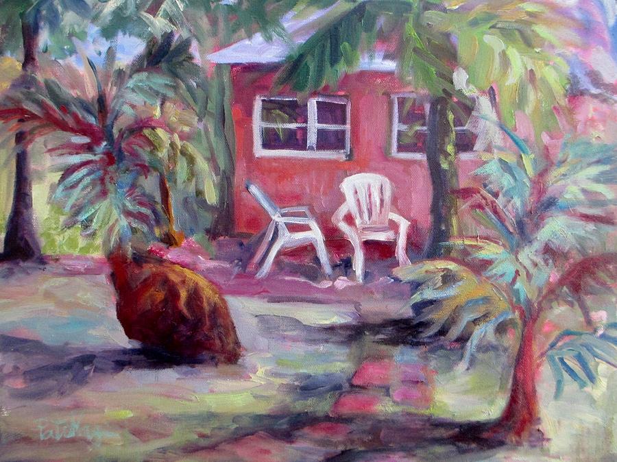 A Place to sit Painting by Patricia Maguire