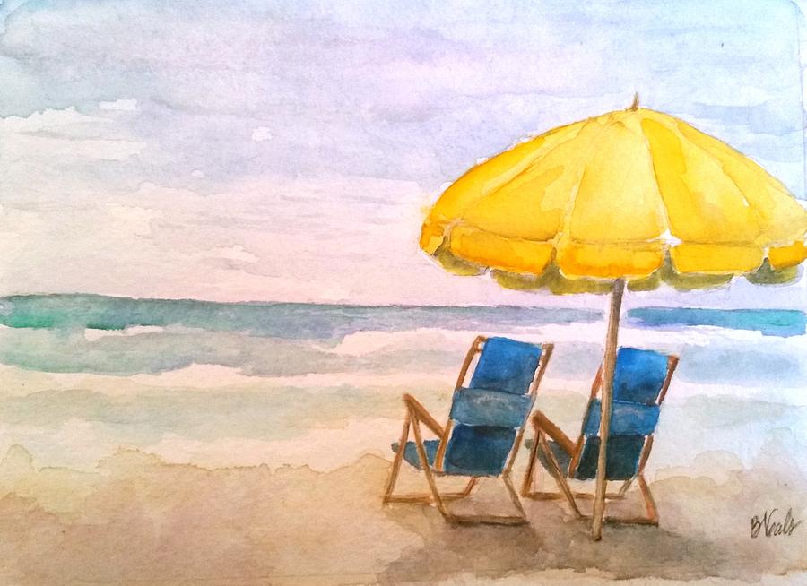 Beach Painting - A Pleasure Island Afternoon by Bev Veals