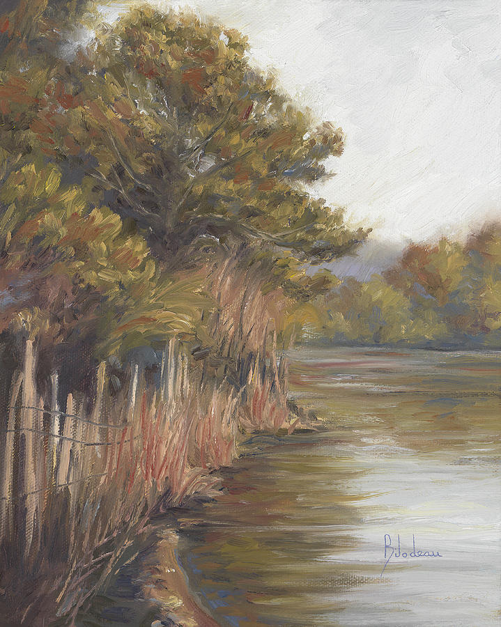 A Pond in Wellfleet Painting by Lucie Bilodeau