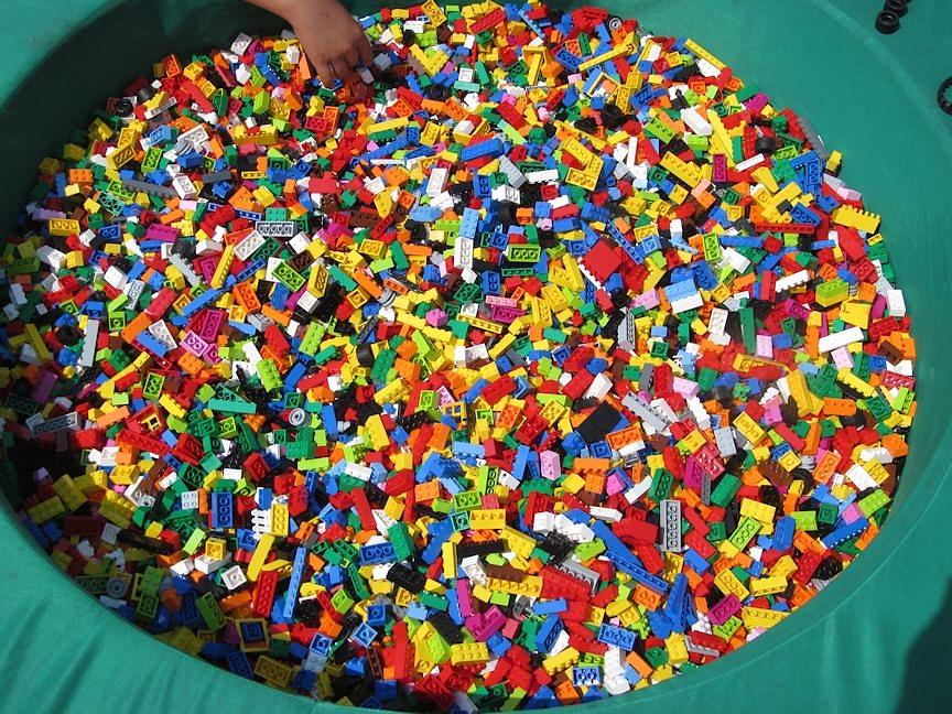 A Pool Of Legos  Photograph by Alfred Ng