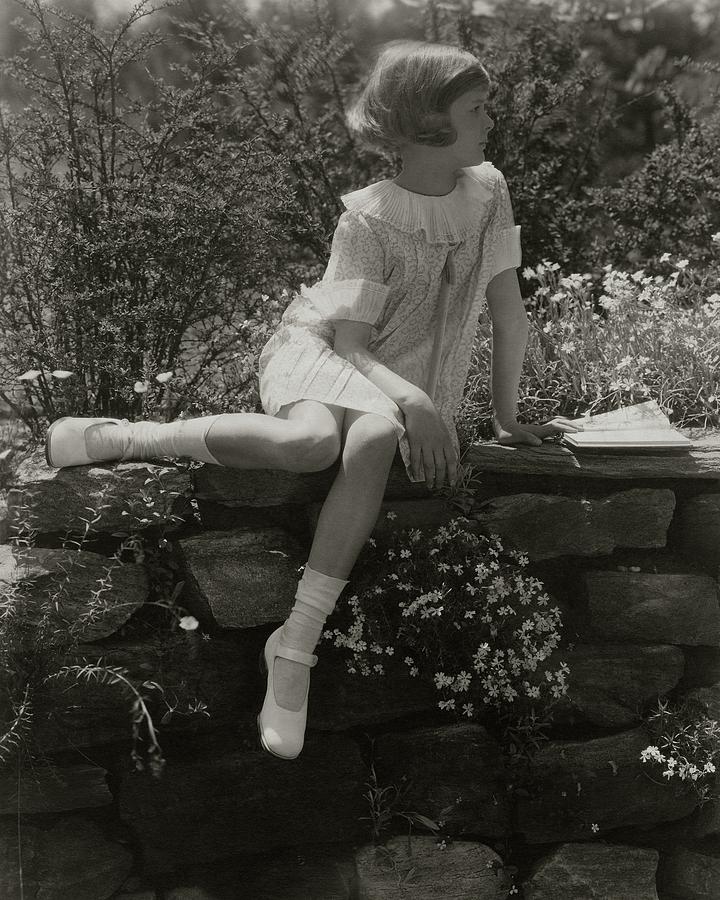 A Portrait Of A Young Girl Photograph by Edward Steichen