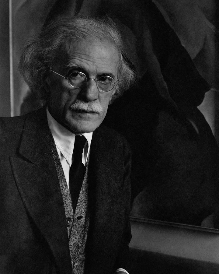 Portrait Photograph - A Portrait Of Alfred Stieglitz by Imogen Cunningham