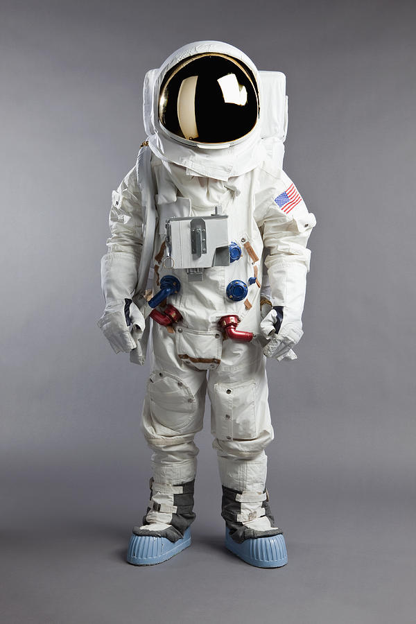 A portrait of an astronaut, studio shot Photograph by fStop Images - Caspar Benson