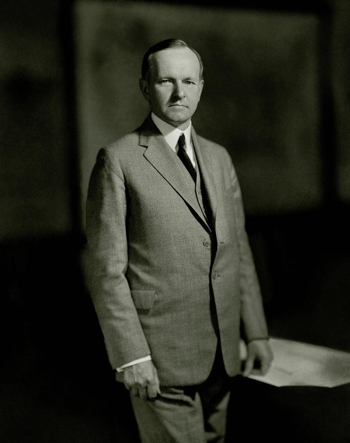A Portrait Of Calvin Coolidge Photograph by Nickolas Muray
