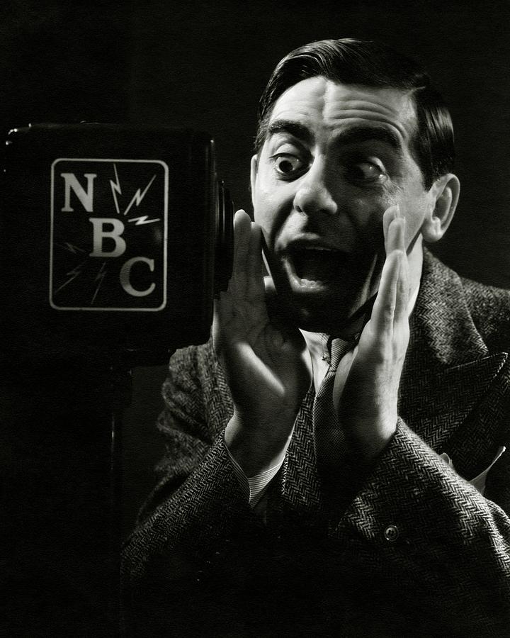A Portrait Of Eddie Cantor Speaking Photograph by George Hoyningen-Huene A Portrait Of Eddie Cantor Speaking Photograph by George Hoyningen-Huene