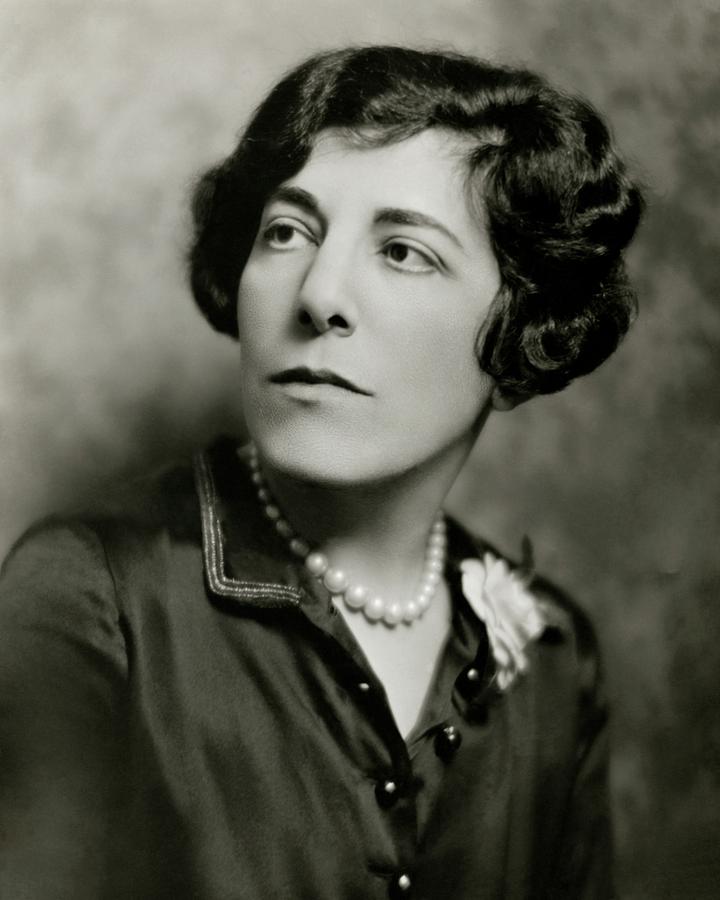 A Portrait Of Edna Ferber Photograph by Nickolas Muray
