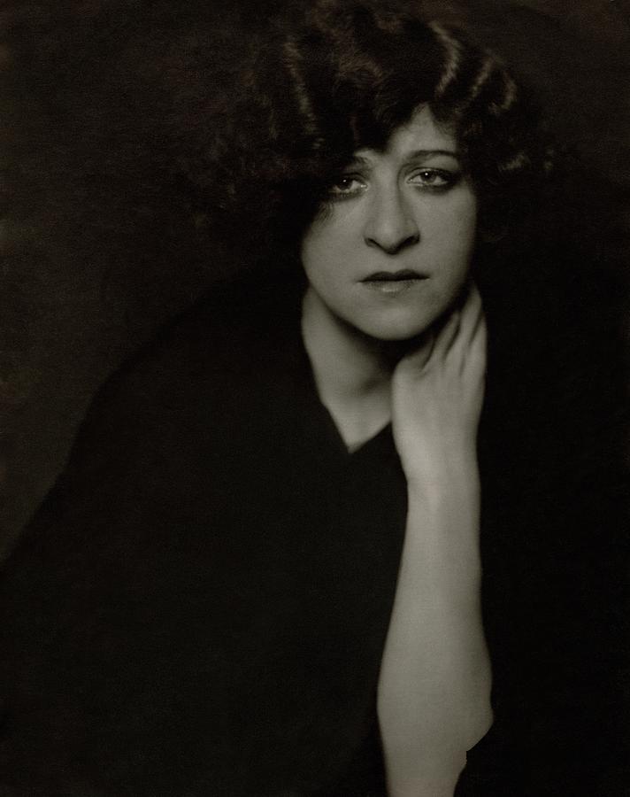 A Portrait Of Fanny Brice Photograph by Edward Steichen