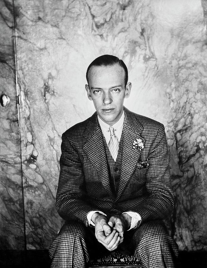 A Portrait Of Fred Astaire Sitting Photograph by Cecil Beaton