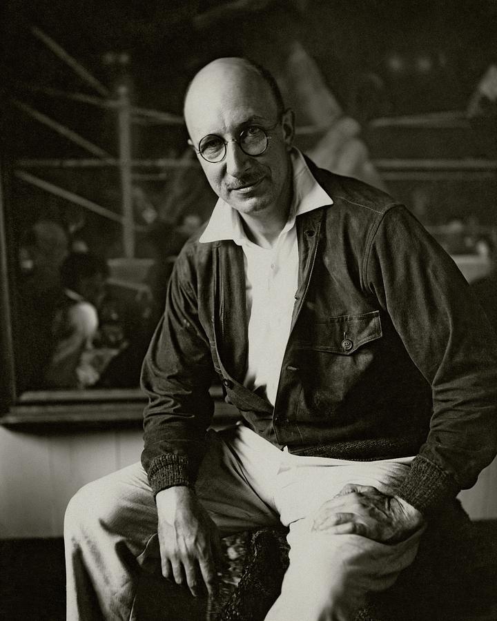 A Portrait Of George Bellows Photograph by Florence Vandamm