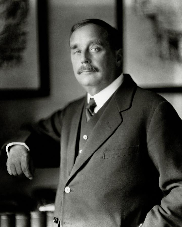 A Portrait Of H. G. Wells Photograph by Nickolas Muray
