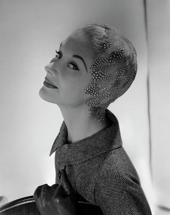A Portrait Of Lisa Fonssagrives Wearing Photograph by Horst P. Horst
