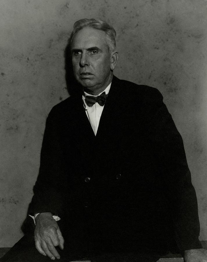 A Portrait Of Theodore Dreiser Photograph by Edward Steichen