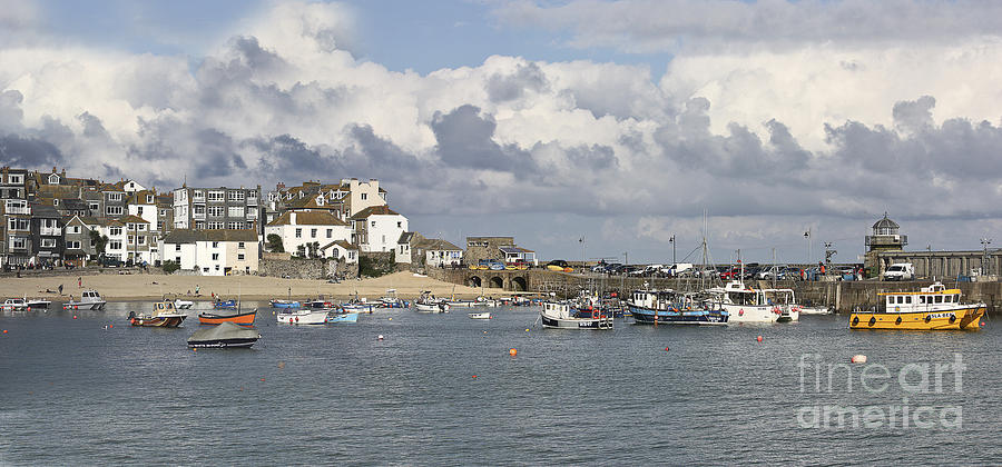 Boat Photograph - A Postcard From St Ives by Terri Waters