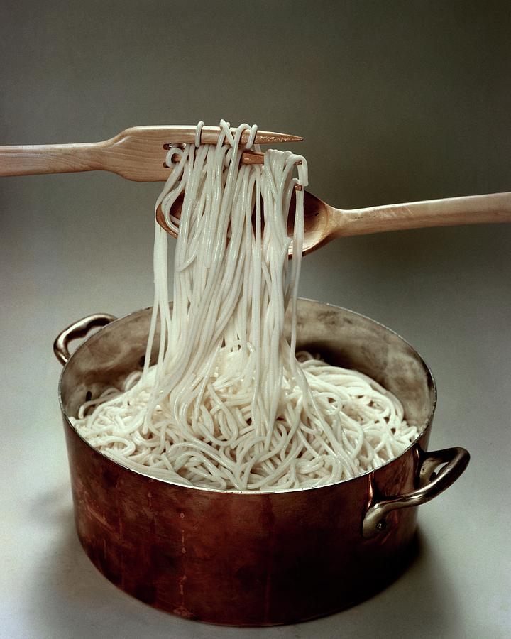 A Pot Of Spaghetti Photograph by John Stewart