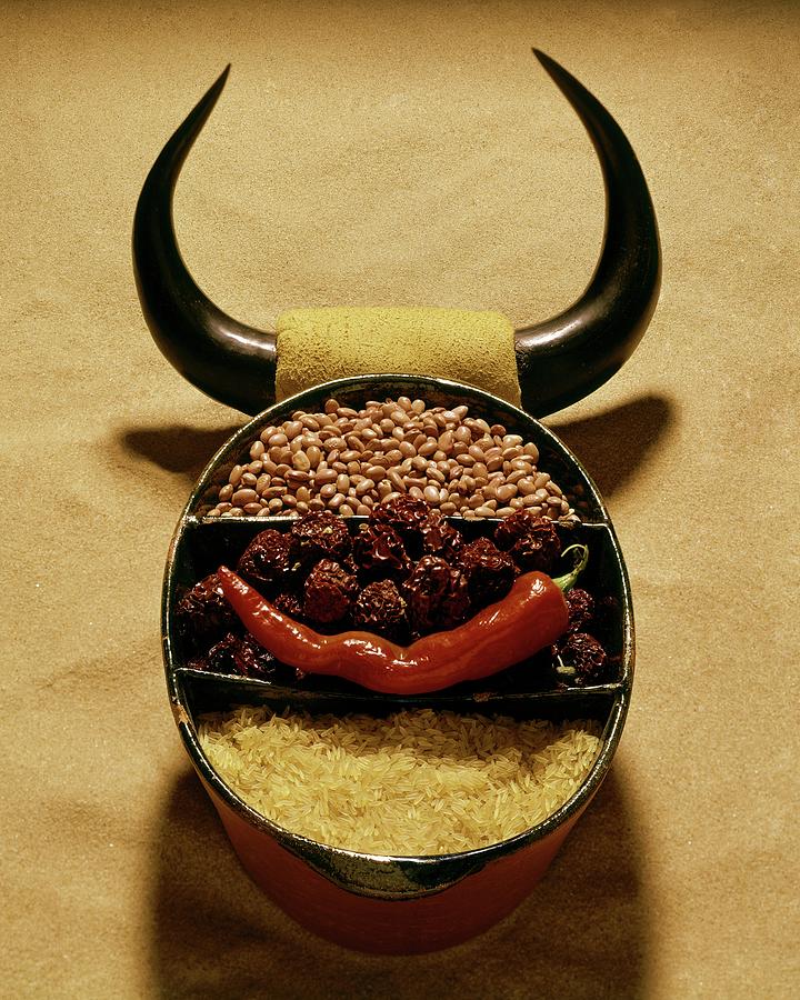 A Pot With Beans Photograph by Rudy Muller