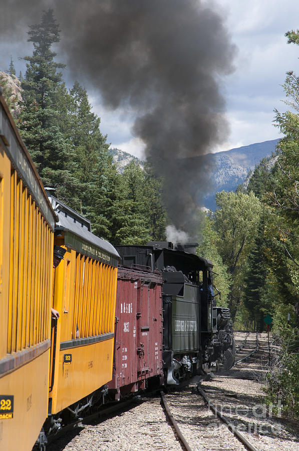 Steam Train to Silverton Colorado Photograph by Brenda Kean