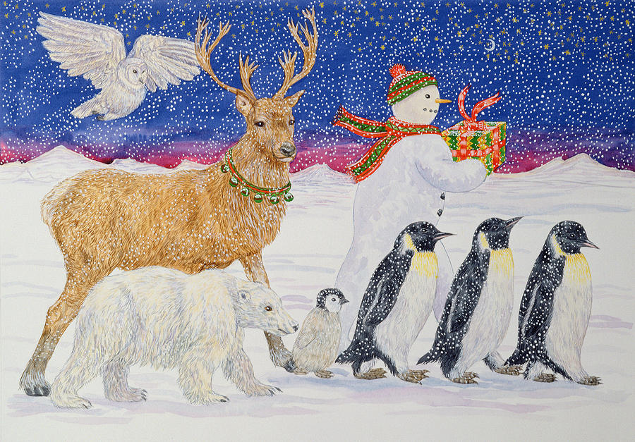 Christmas Painting - A Present For Santa  by Catherine Bradbury