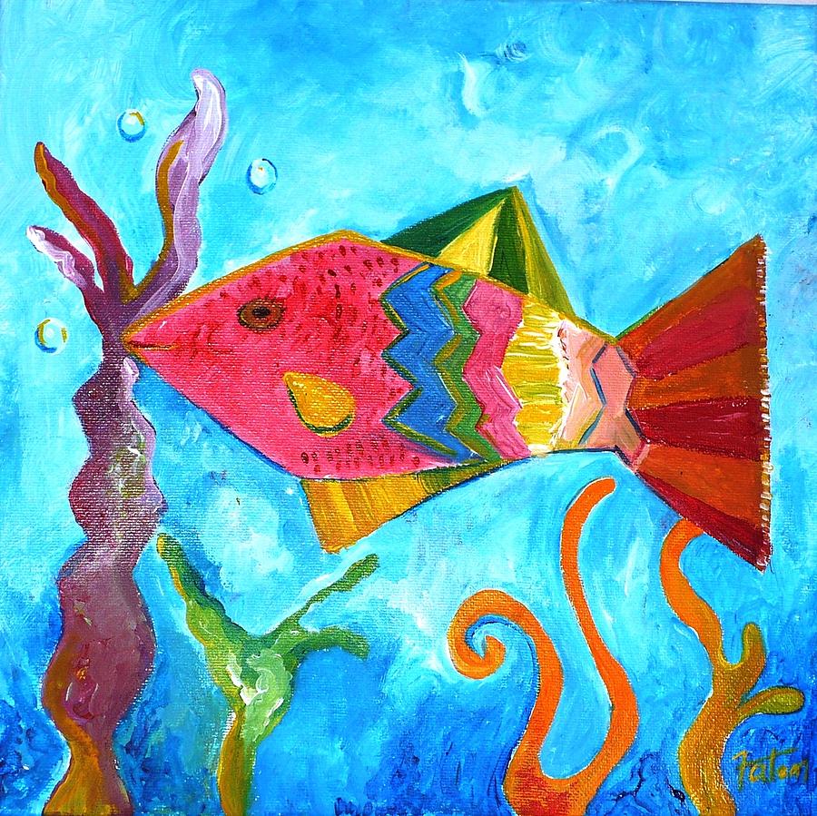 A Pretty Fish Painting by Fatema Josh