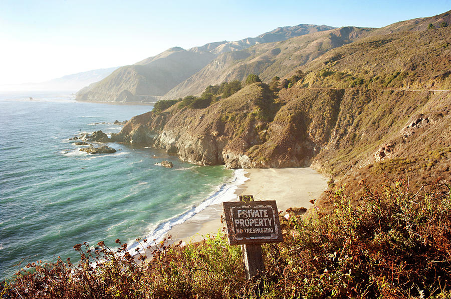 A Private Beach On Big Sur Photograph by Tracy Packer Photography