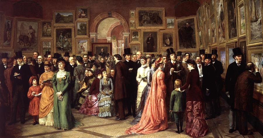 A Private View Digital Art by William Powell Frith