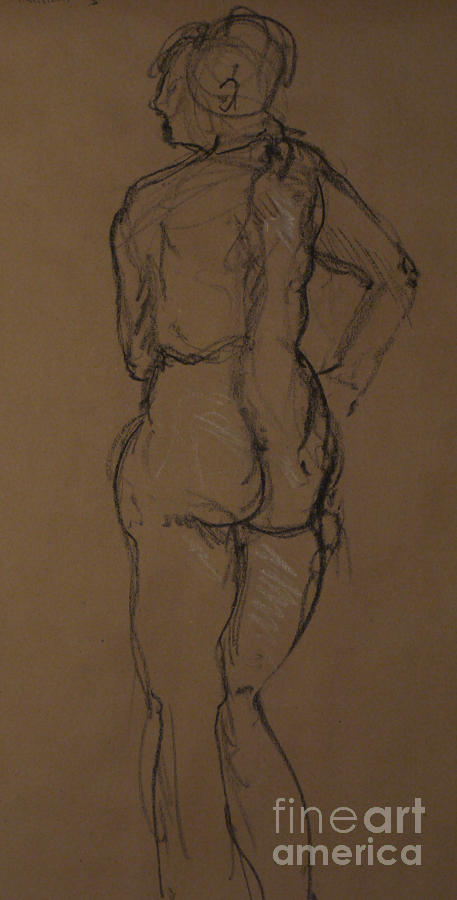 A Quick Pose Painting by Heather Hennick