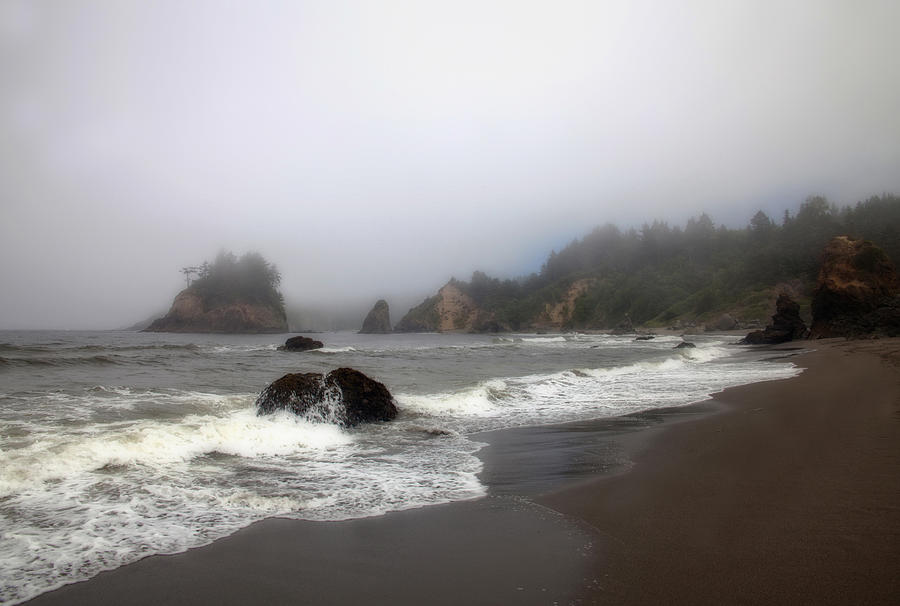 A Quiet Beach Photograph by Mark Alder