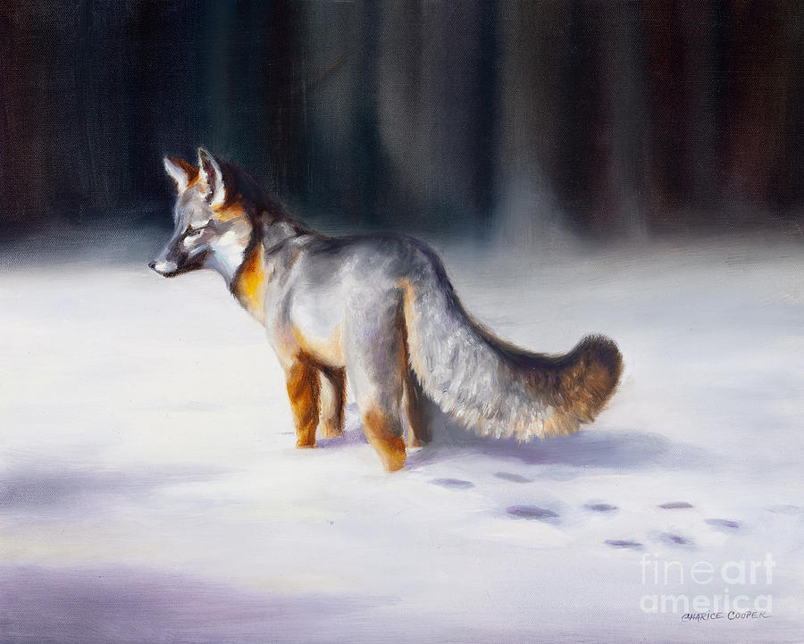 Wildlife Painting - A Quiet Beginning by Charice Cooper