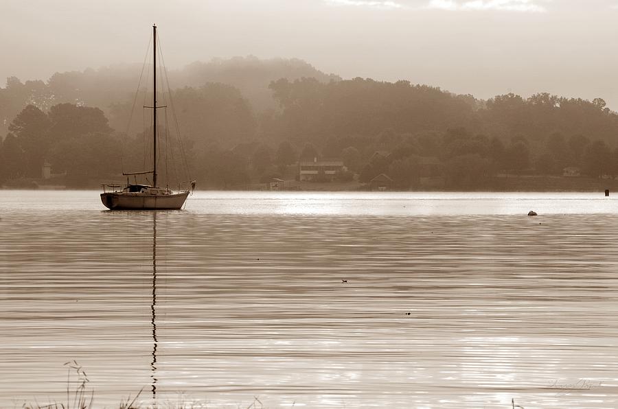 Boat Photograph - A Quiet Morning by Sharon Popek
