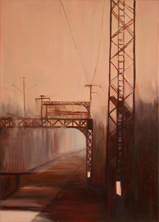 Train Painting - A Railway Impression X by Marta Zamarska Train Painting - A Railway Impression X by Marta Zamarska