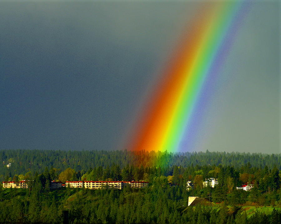 A Rainbow Blessing Spokane Photograph by Ben Upham III