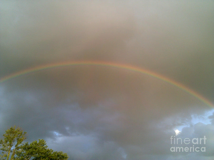 A Rainbow Over Kansas Photograph by Kelly Awad